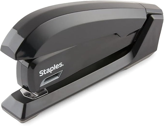 Staples One-Touch Desktop Stapler, 20 Sheet Capacity, Black (44436)