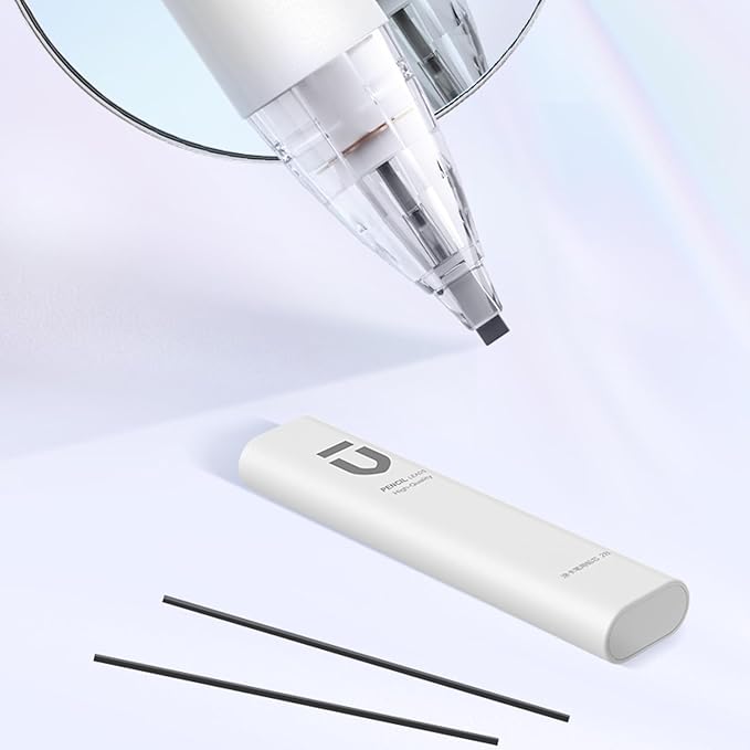 M&G Mechanical Pencil Set - 3PCS 2B Mechanical Pencils with HB Lead Refills, Eraser Mechanical Pencil Drafting Refill Pencil with Great Grip for Exam Office School Supplies