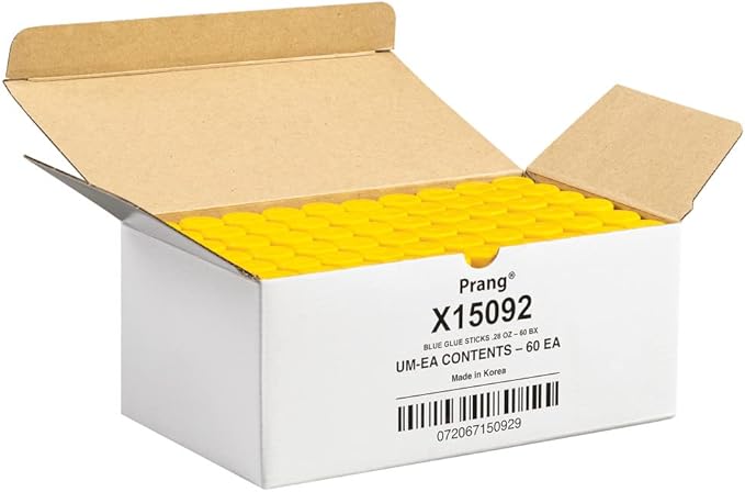 Prang Washable Glue Stick, Blue, 28 Oz., 60 Count