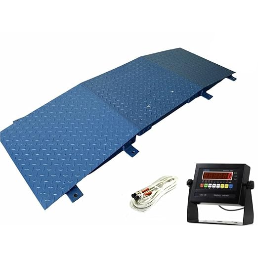 Liberty Industrial 24" x 24" (2’ x 2’) Floor Scale, Accurate Digital Pallet Scales with 2 Ramp for Warehouse or Shipping Weighing, 1000 x .2 lb