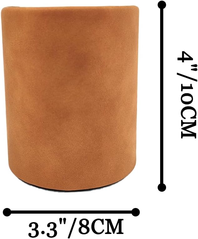 Pen Pencil Holder Cup Container Leather Desk Organizer Stand Decor Brush Scissor Holder Decoration Office Desk Home School