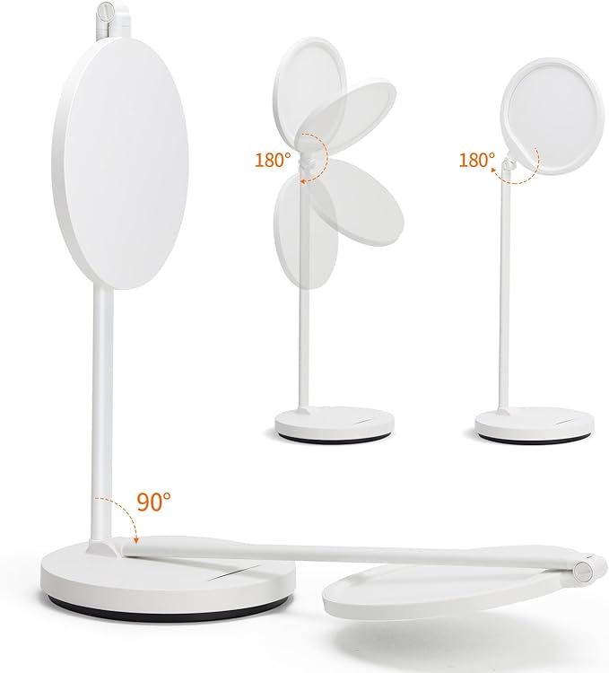 LED Desk Lamp With Swing Arm and Flexible Neck - 3CCT Table Lamp for Home, Office, College Dorm - Tall Lamp With Shade for Children Reading, Study - Eye-Care Touch Control