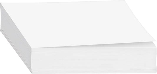 White Memo Sheets, 20lb Paper, 500 Sheets Per Pack (4 x 6)