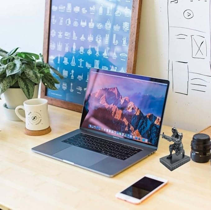 Medieval Knight Pen Holder Office Desk Decor Birthday Gifts for Men Father Husband Unique