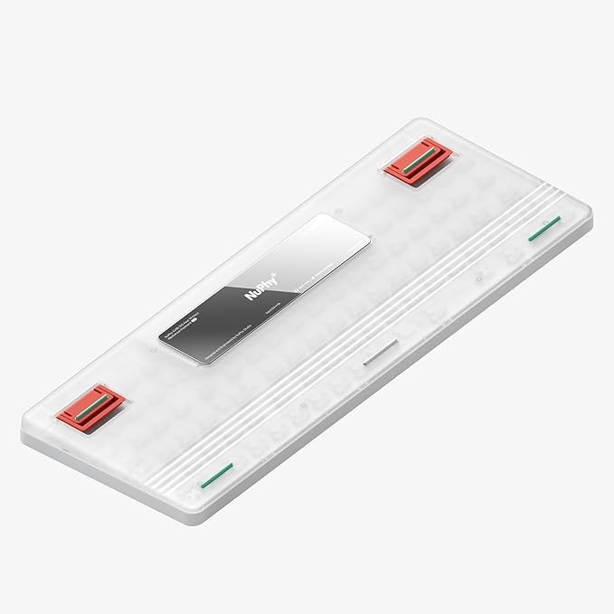 nuphy Air96 V2 Wireless Mechanical Keyboard,100 Keys RGB Backlit Keyboard,Supports Bluetooth 5.1,2.4G and Wired Connection,for PC/Laptop/Windows/Mac -White Gateron Cowberry Switch
