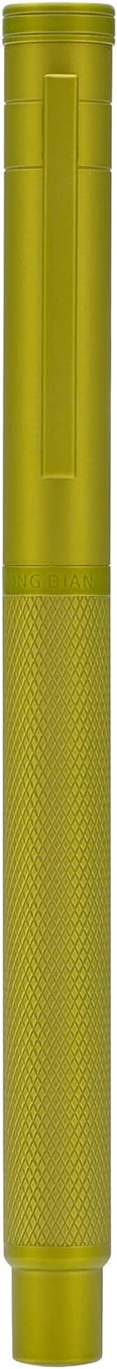 Asvine Mustard Yellow Forest Fountain Pen Fine Nib, Classic Design with Converter and Metal Pen Case, The Light of Hope Serise