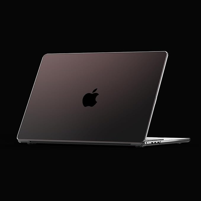 KEROM Clear Black Case for MacBook Pro 16 inch 2024-2021 M4 M3 M2 M1 Pro/Max Chip A3403 A3186 A2991 A2780 A2485, Slim Plastic Hard Shell Case & Keyboard Cover for Mac Pro 16, Crystal Black Clear