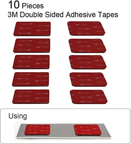 Nameplate Holder Wall or Door 5Pack (Yellow Gold, 2“ - 10”)