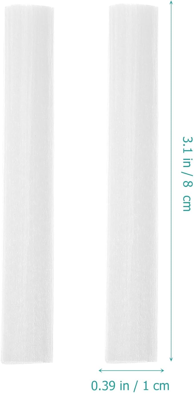 EXCEART 200 Pcs Marker Cotton Core Markers Marker Diy Refills Marking Pen Refill Multifunctional Paint Pen Refills Universal Paint Pen Refills White Pvc Eyeliner Student Filling