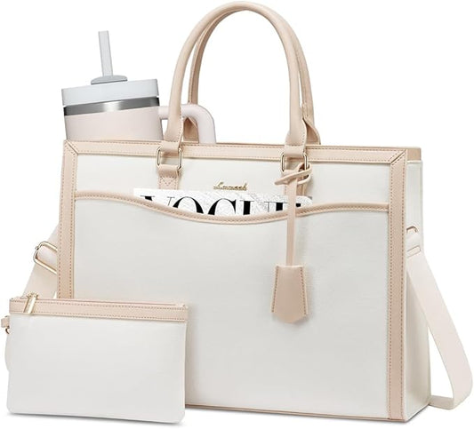 LOVEVOOK Laptop Tote Bag for Women, Office Work Bag Briefcase fit for 15.6 inch Laptop, Large Capacity Teacher Bag Handbag