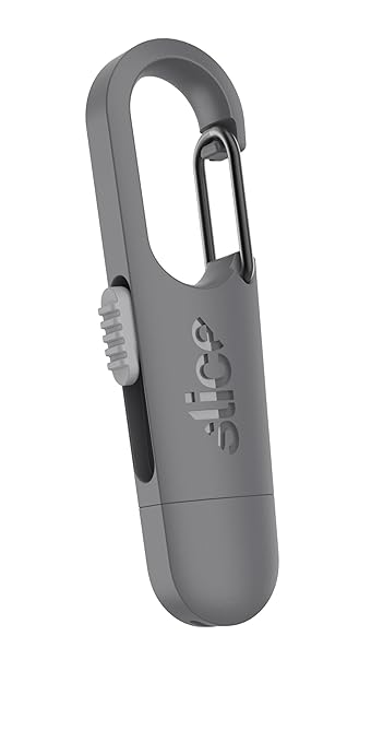 Slice Clip Cutter | Keychain Knife and Box Cutter | Millennial Grey
