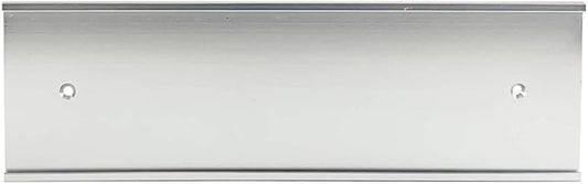 NapTags Nameplate Holder - Wall or Door - 10" x 3" (Silver, 1)