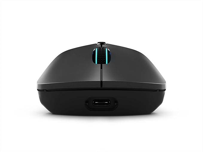 Lenovo Legion M600 RGB Wireless Gaming Mouse – 16,000 DPI, 9 Programmable Buttons, 200-Hour Battery Life, 50-Million Clicks Durability – Ambidextrous Computer Mouse (Black)