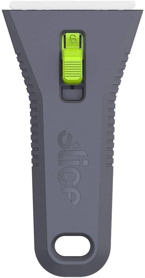 10593-CS Auto-Retracting, Utility Scraper, Locking Ceramic Blade, Rust Free, Finger Friendly, Soft-Touch Comfort Grips Reduce Strain, 12 Pack