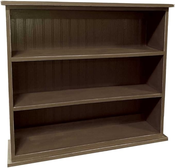 Sawdust City Solid Wood Hall Bookcase (Old - Brown)