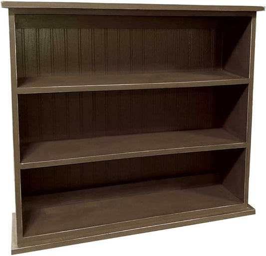 Sawdust City Solid Wood Hall Bookcase (Old - Brown)