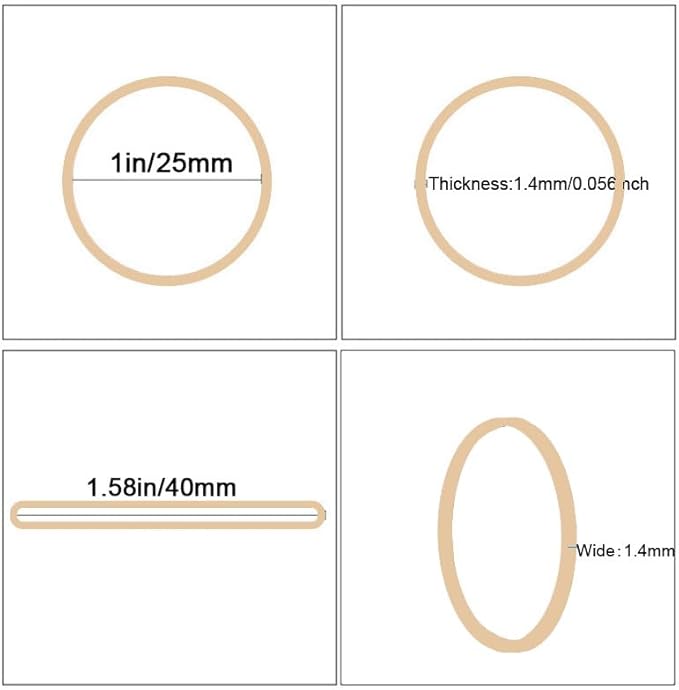 Rubber Bands Size #10 Beige 760 pcs Approximately 0.42 lb 1 inch Light Brown #10 Elastic Rubber Bands for Office Supplies