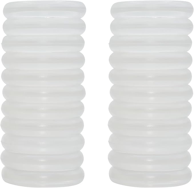 1-Inch Translucent Plastic Discbound Expansion Discs for Custom Notebook and Planner - Compatible with Circa, Arc, TUL (Set of 22)