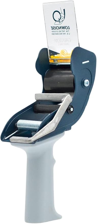 WOD SNC-289N 2" Mousetrap Low Noise Carton Sealing Packaging Tape Silent Gun Dispenser with Safety Blade Cover - Ideal for Noise Sensitive Environments: Fits Up to 2 in. Wide (Holds 3 Inch Core)