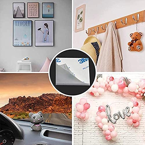 500 Pieces 3m Square Double Sided Foam Tape Strong Pads,27 x 27 Sticky pad Mounting Adhesive Tape Idea for Photo Album Walls, Hooks, Small Mirrors, Office Decor, White