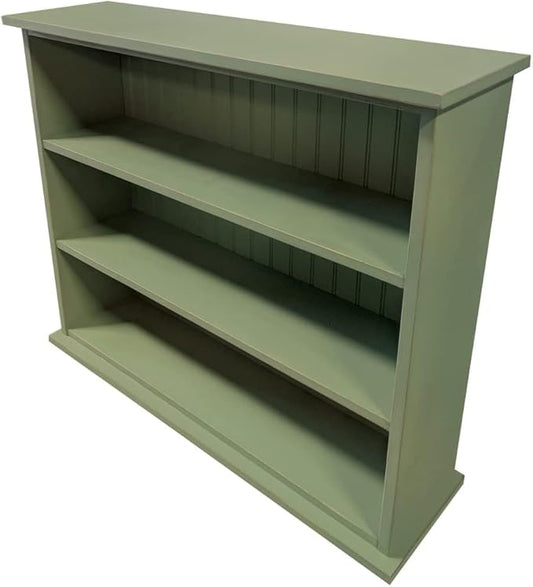 Sawdust City Solid Wood Small Bookcase (Old Sage)