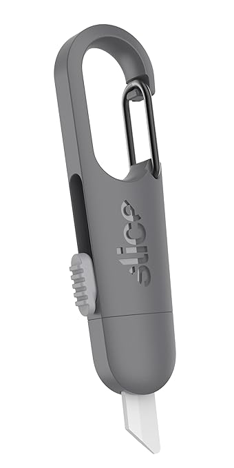 Slice Clip Cutter | Keychain Knife and Box Cutter | Millennial Grey