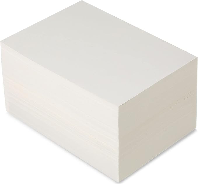 TaoBary 300 Pcs Watercolor Paper Sheet Bulk White Cold Press Paper Pack 110 lb 230 GSM Sketch Painting Watercolor Pad for Watercolorist Beginning Artists Adults Drawing Craft(4 x 6 Inch,230 GSM)