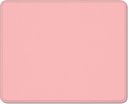 Auhoahsil Pink Mouse Pad, 12 x 10 Inch Square Mousepad, 3mm Thick Rubber Mouse Mat with Pretty Design, Premium-Textured Non-Slip for Gaming Work Office Wireless Mouse Men Women