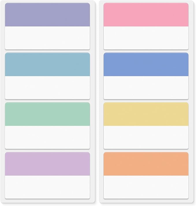 Mr. Pen- Sticky Index Tabs, 240 Pcs, Colorful Sticky Tabs for Notebooks, Page Markers, Page Tabs for Binders, Page Tabs Sticky Tabs for Books, Notebook Tabs, Book Sticky Tabs for Notebooks