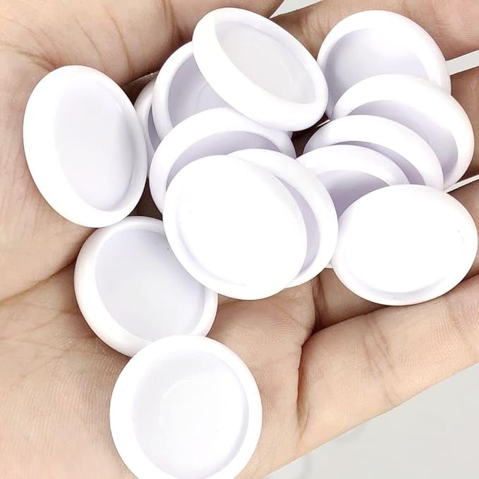 100pcs Discbound Notebook Discs DIY Planner Accessoriesfits for Tul,Levenger,Arc,Happy Planner,Talia(White,1.26 inch/32mm)