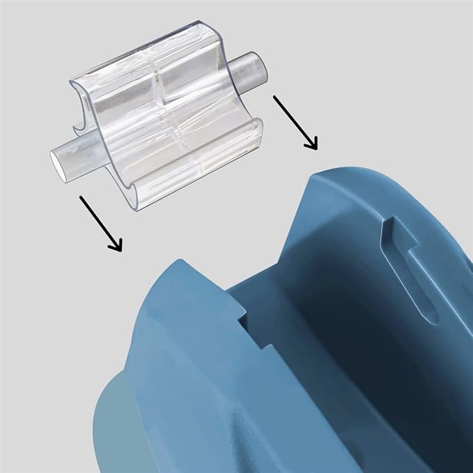 Acrimet Premium Desktop Tape Dispenser, Plastic, Non-Skid Base (Heavy Duty) (Light Blue Color)