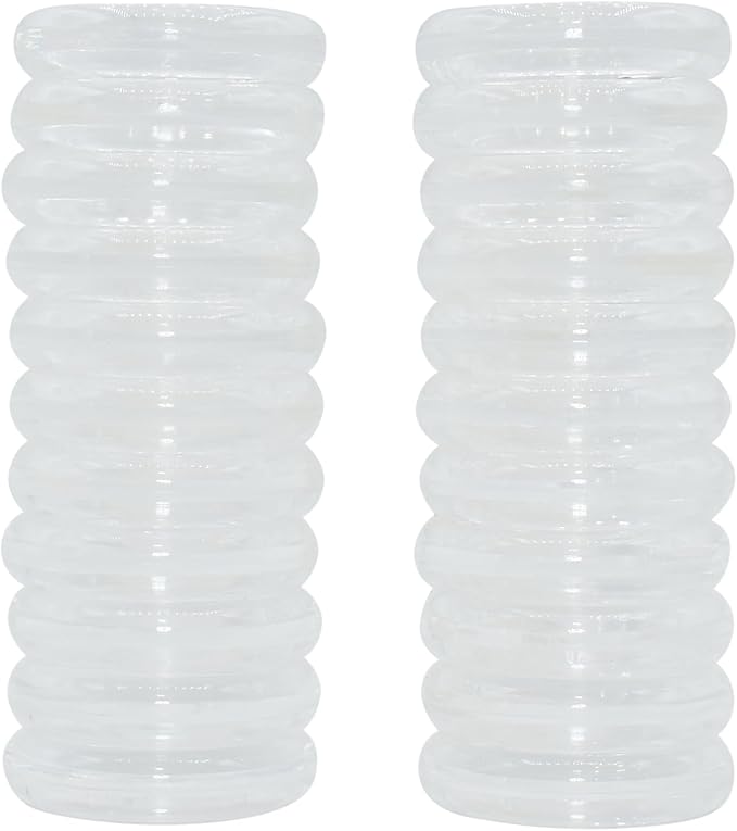 ¾-Inch Transparent Plastic Discbound Expansion Discs for Custom Notebook and Planner - Compatible with Circa, Arc, TUL (Set of 22)