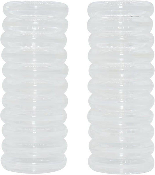 ¾-Inch Transparent Plastic Discbound Expansion Discs for Custom Notebook and Planner - Compatible with Circa, Arc, TUL (Set of 22)