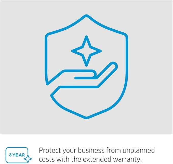 HP DesignJet Studio Large Format 24-inch Wireless Plotter Printer, Includes 3-Year Onsite Warranty Support (5HB12H)