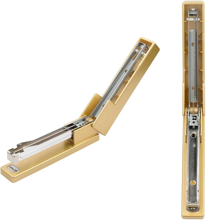 JAM PAPER Modern Desk Stapler - Gold - Sold Individually