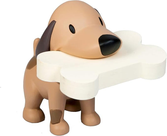 Puppy Notes Sticky Notes Holder | Novelty Dog Notepad Dispenser | Fun Memo Note Pad | Desktop Organiser | Stationery Gift Idea for Dog Lovers | School Office Desk