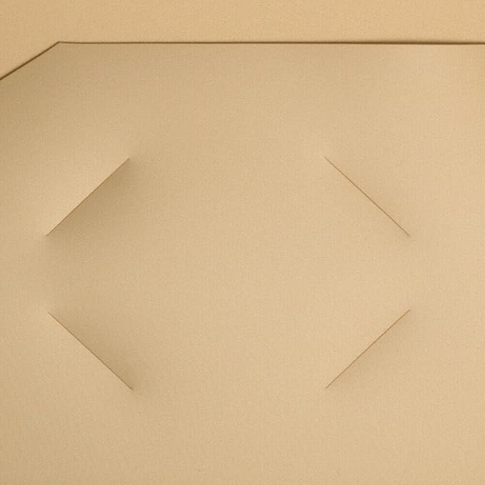 JAM PAPER Heavy Duty Plastic 2 Pocket Extra Tough School Folders - Gold - Bulk 48/Pack