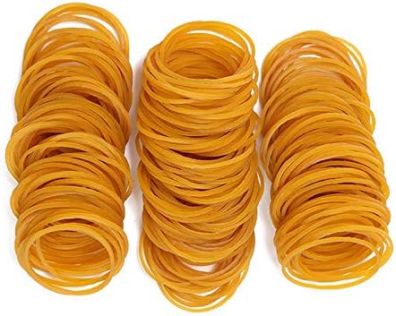 AMUU Rubber Bands 500pcs Size19 50mm 2 inch Rubber Bands #19 Small Elastic Band for Office Supplies School Home