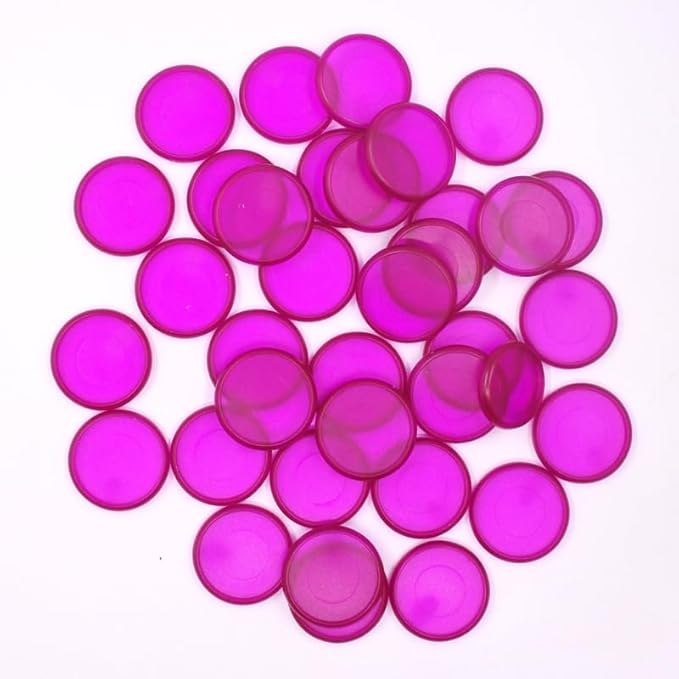 100pcs Discbound Notebook Discs DIY Planner Accessories fits for Tul,Levenger,Arc,Happy Planner,Talia(Transparent Purple,1.1inch/28mm)