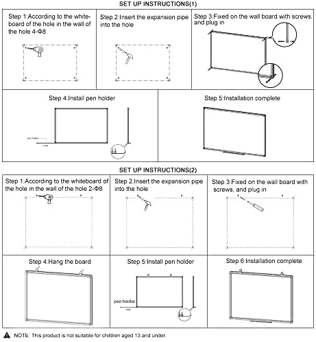 XIWODE Magnetic Dry Erase Board, Wall-Mounted whiteboard, 12 x18 inches, Exquisite Writing Board, Silver Aluminum Frame, Durable, Smooth Board Surface is Easy to Write and Clean