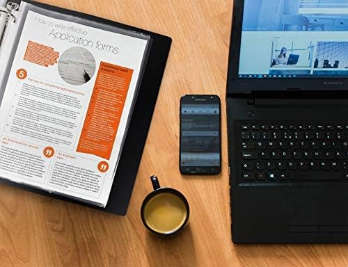 Office Werks 100 Clear Sheet Protectors, 8.5x11 Inch for 3 Ring Binder, Plastic Sheet Sleeves, Top Loading Paper Protector with Reinforced Holes, Archival Safe for Documents and Photos