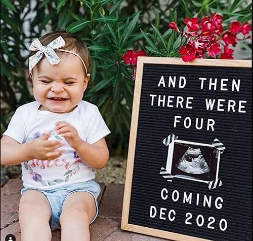 Felt Like Sharing Black Felt Letter Board 16x20 – Changeable Message Board with 348 White Letters, Warm Oak Frame, Wall Hanger & Pouch – Large Felt Board Sign for Quotes, Home or Holiday Decor