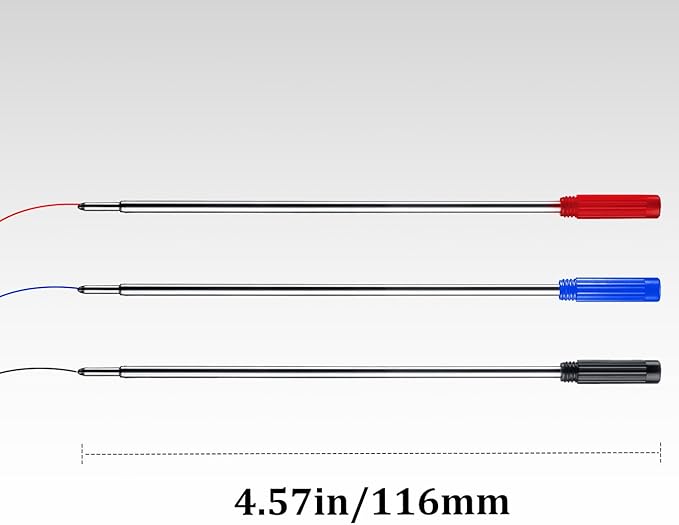 Blue Ink Refills (20pcs), Replaceable Pens Refills, 1mm Medium Tip - Blue