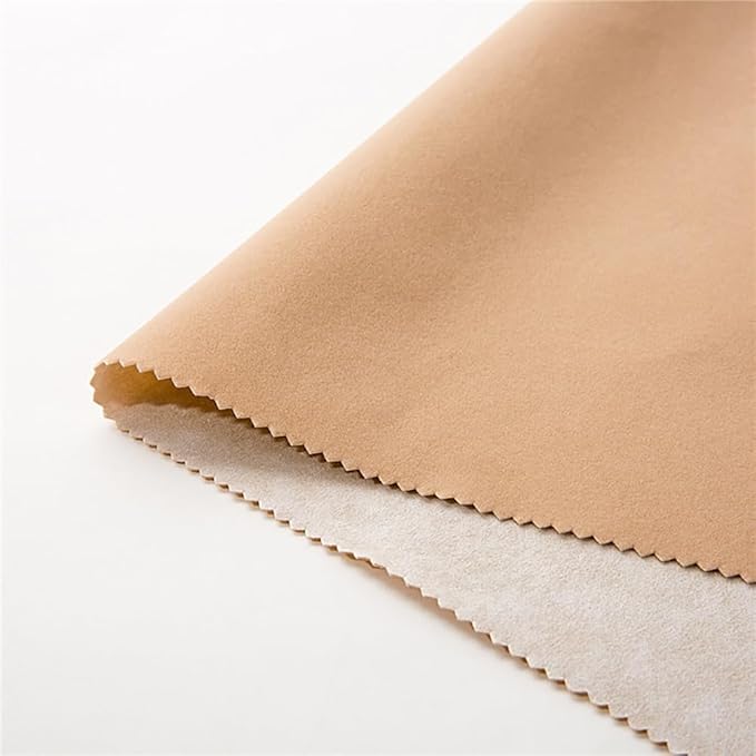 Self Adhesive Apricot Velvet Drawer Liner - Jewelry Box Felt Liner, Solid Color Felt Drawer Liner for Arts & Crafts, Decor - 17.7" x 98"