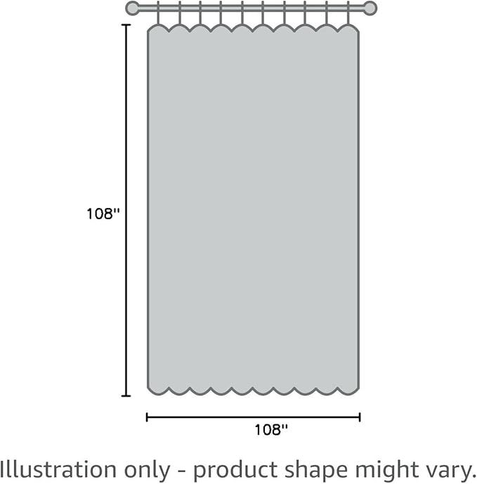 BONZER Extra Wide Room Divider Curtain Total Privacy Wall Grommet Top Thermal Insulated Blackout Curtains for Slide Window, 108L x 108W Inch (9L x 9W ft), 1 Panel, Dark Grey