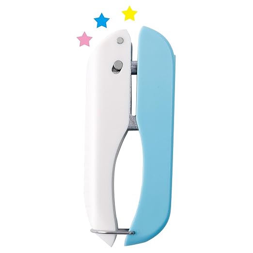 UCEC Star Hole Punch Small Hole Puncher, 1/4in Single Hole Punch, Handheld Hole Paper Punch Puncher for Craft Paper Tags Clothing Ticket DIY Scrapbook Tool