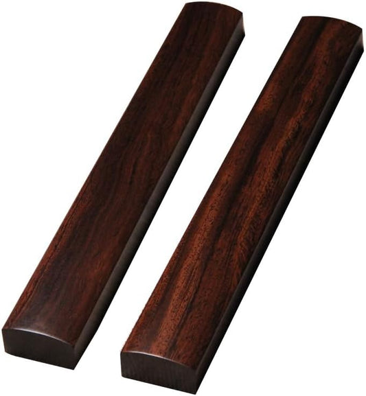 Black Zizyphus Wood Solid Wood Paperweight Ruler Rosewood Stationery Set Calligraphy Supplies Rosewood Bookweight Creative Elegant Paperweight Ruler 黑梓木 紫檀 镇尺