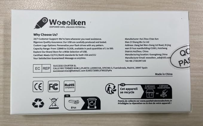 USB C Flash Drive 128GB 2 Pack, Wooolken USB 3.0 Dual Drive Type-C Thumb Drive OTG USB Compatible with iPhone 16/15, Android Smartphone/Tablets/Computers