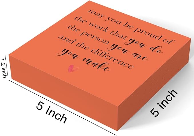 mmiishe Inspirational Desk Decor, May You Be Proud of The Work You Do Sign, Office Decorations for Work, Work Office Desk Decor, Boss Day Coworker Thank You Employee Appreciation Gifts 5 X 5 Inch