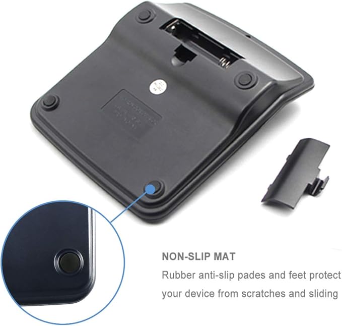 5 Pack Calculators Large Display for Desk, Solar Calculator, Basic 12 Digit Big Button Office Calculator(Black)(AA Battery Included)